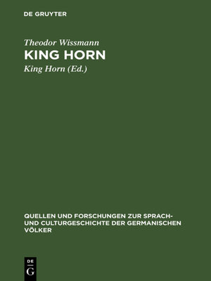 cover image of King Horn